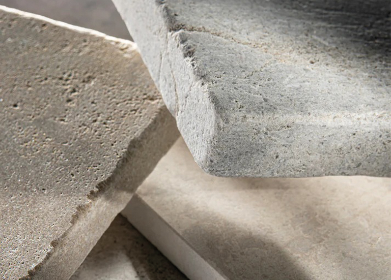 Bespoke Sculpture Morocco showing a concrete stone texture for contemporary sculpture, architectural art, and luxury space design.