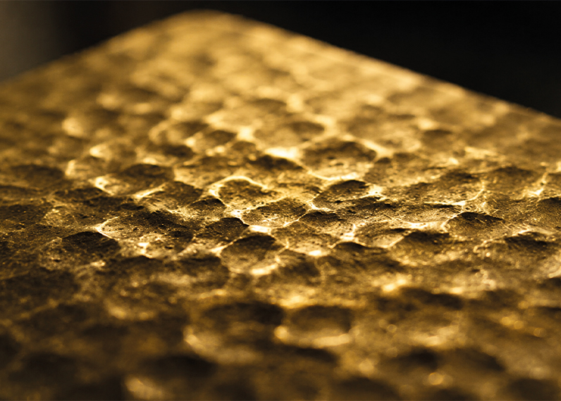Bespoke Sculpture Morocco featuring a hammered brass texture with a warm golden finish for luxury sculpture design.